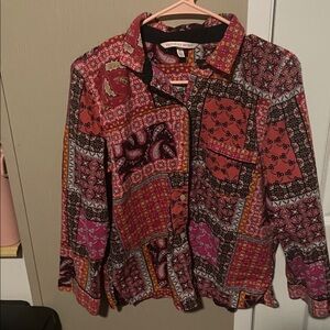 Victoria's Secret Multicolor Patchwork Shirt